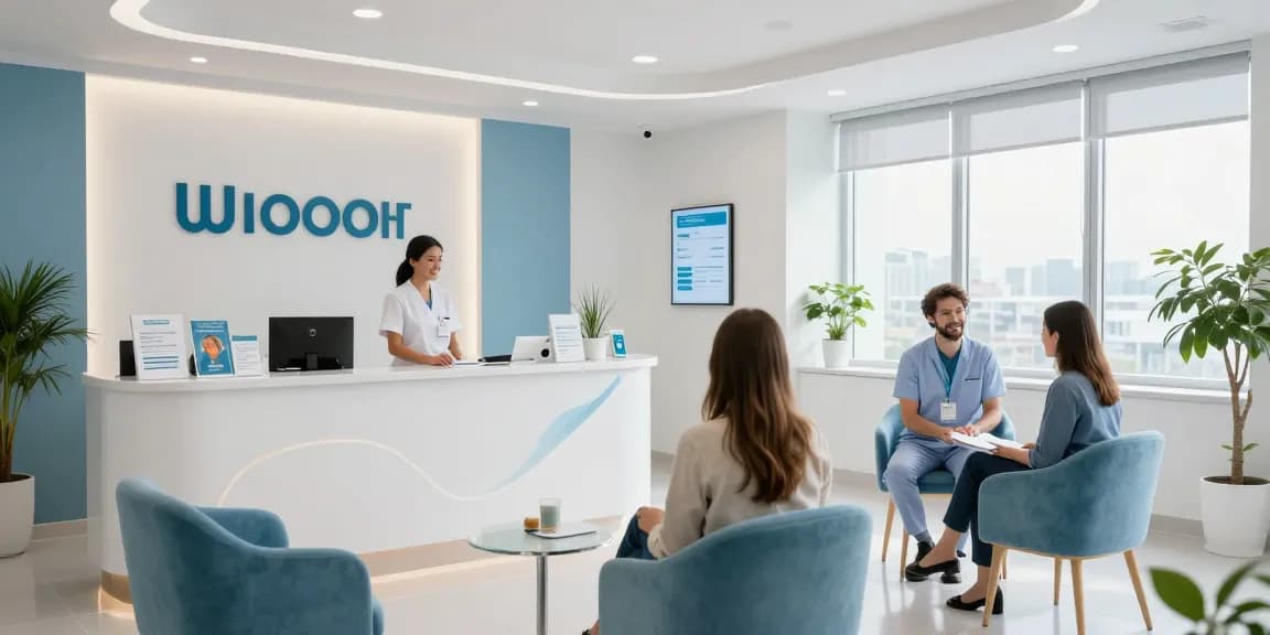Professional healthcare environment at a hair transplant Istanbul clinic, emphasizing patient care and expert consultations.
