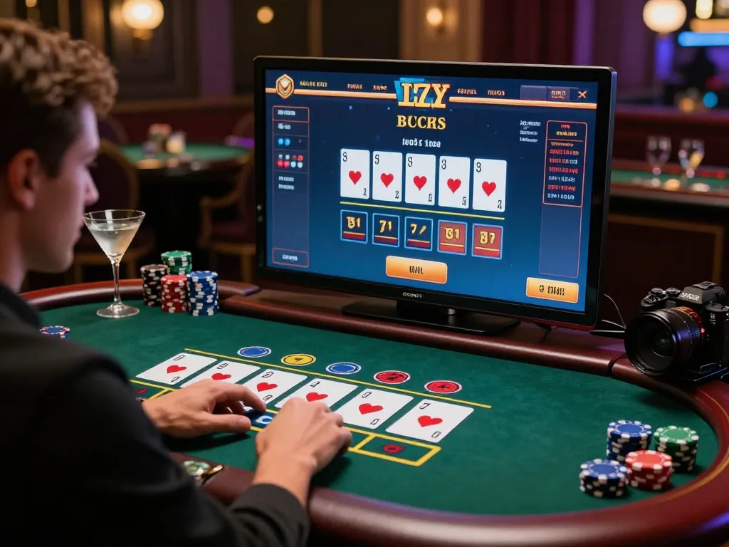 Engaging live baccarat game on an online casino platform showcasing vibrant gameplay and user-friendly interface.