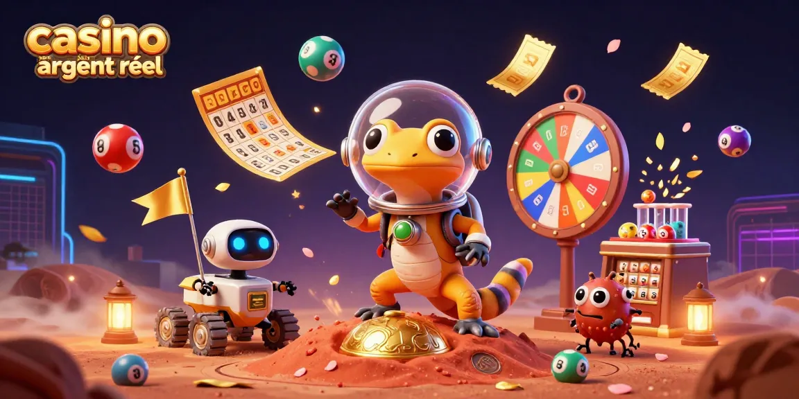 Jouez sûr au casino en ligne argent réel avec l'aventure d'un gecko martien dans un univers ludique.