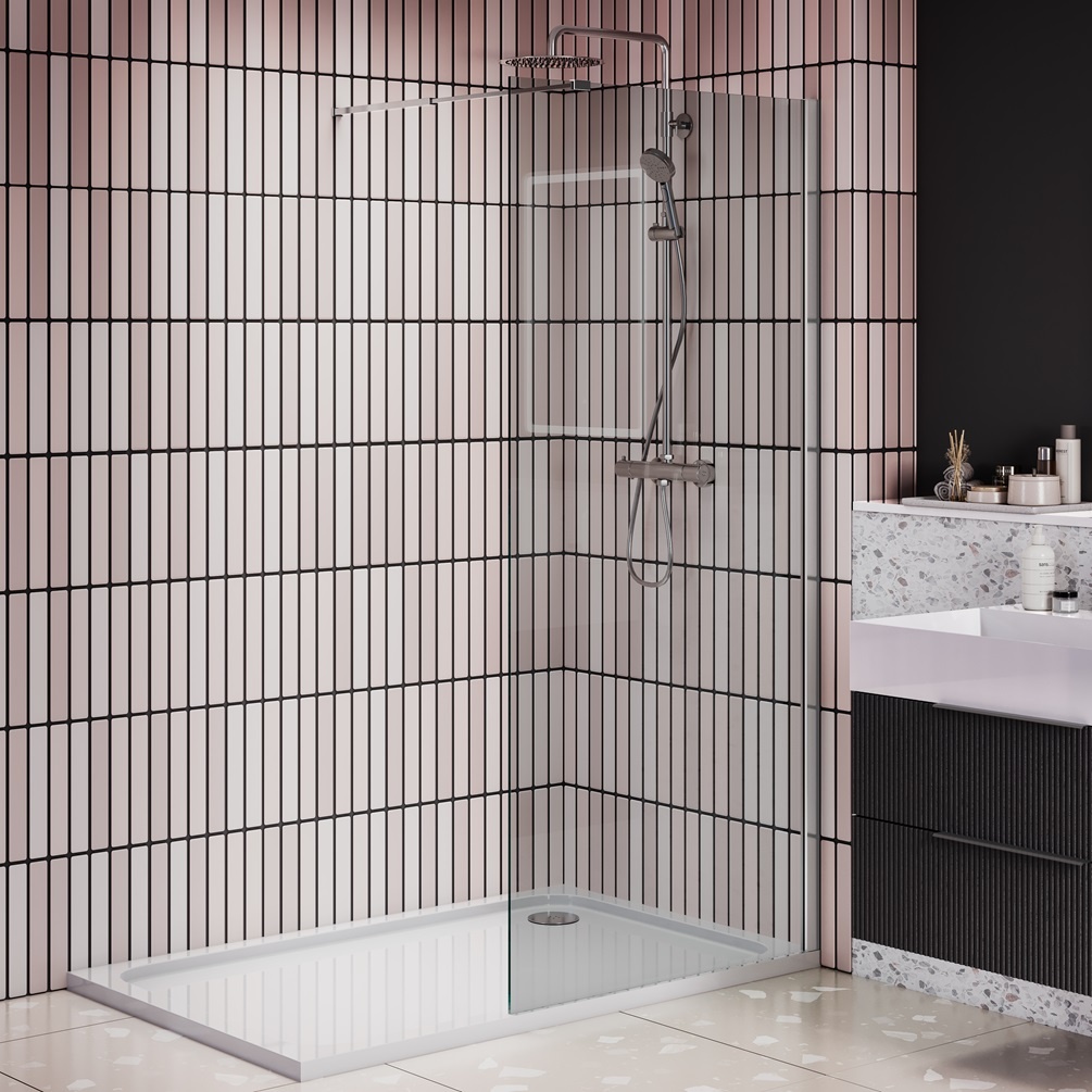 Space-Saving 800 x 800 Shower Base by Elegant Showers