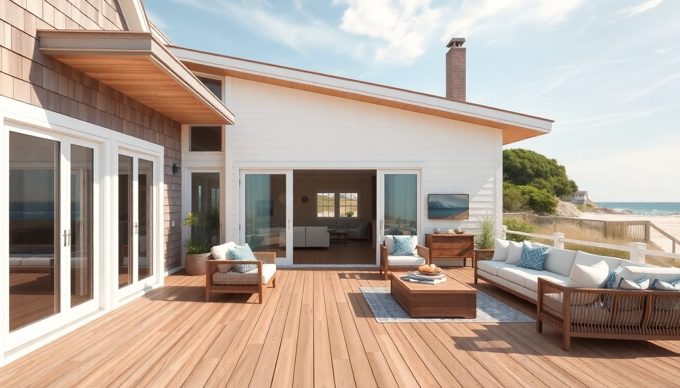 Stunning Cape Cod home addition features stylish design and inviting outdoor space.