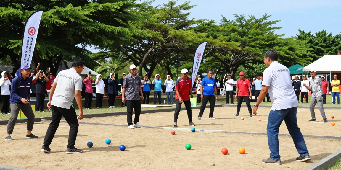 Turnamen petanque di fopikotakendari.org dengan pemain antusias dan suasana ramah.