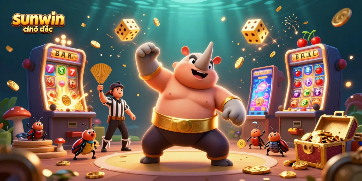 Experience the excitement of sunwin chính thức with dynamic gambling action and colorful casino elements.
