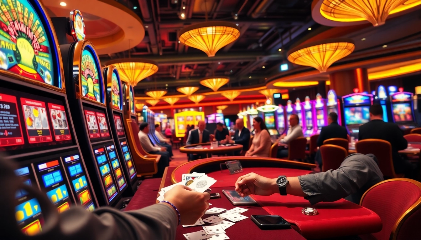 Spielen Sie mit casino bonus ohne einzahlung neu an aufregenden Spielautomaten in einem luxuriösen Casino.