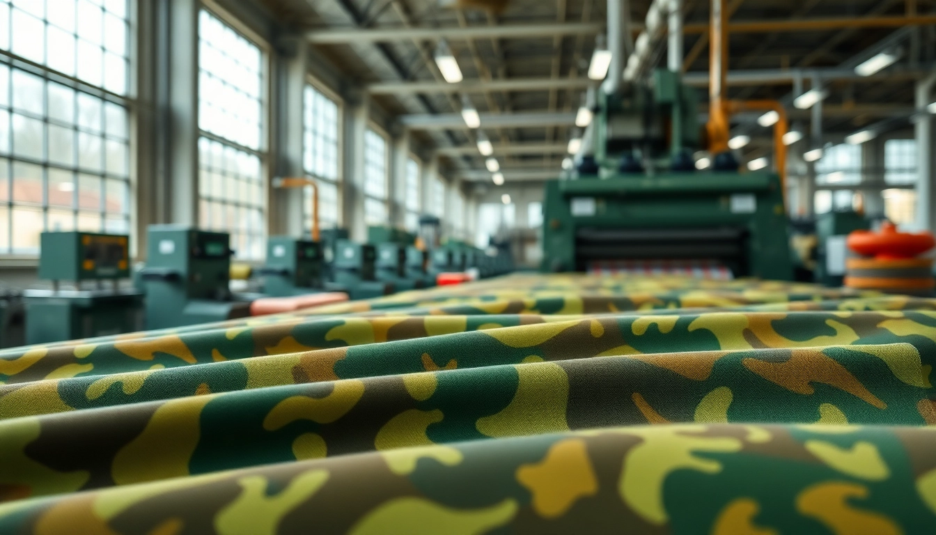 Creëer unieke outfits met camouflage print stoffen, veelzijdig en trendy in mode.