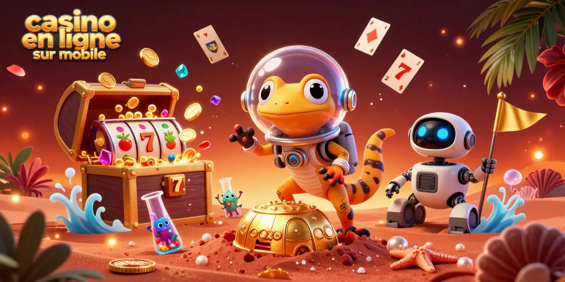 Les utilisateurs peuvent s'amuser avec des jeux en ligne de casino en ligne sur mobile dans cette illustration dynamique.