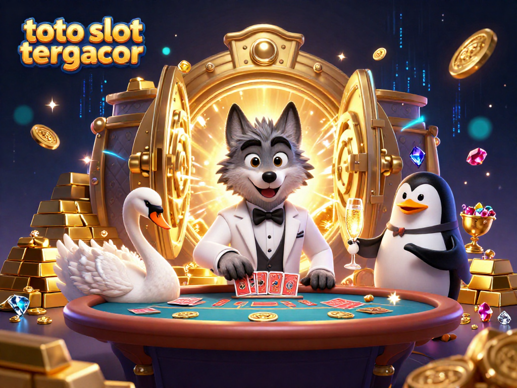Spin the reels on toto slot tergacor for epic wins amidst a vibrant casino scene