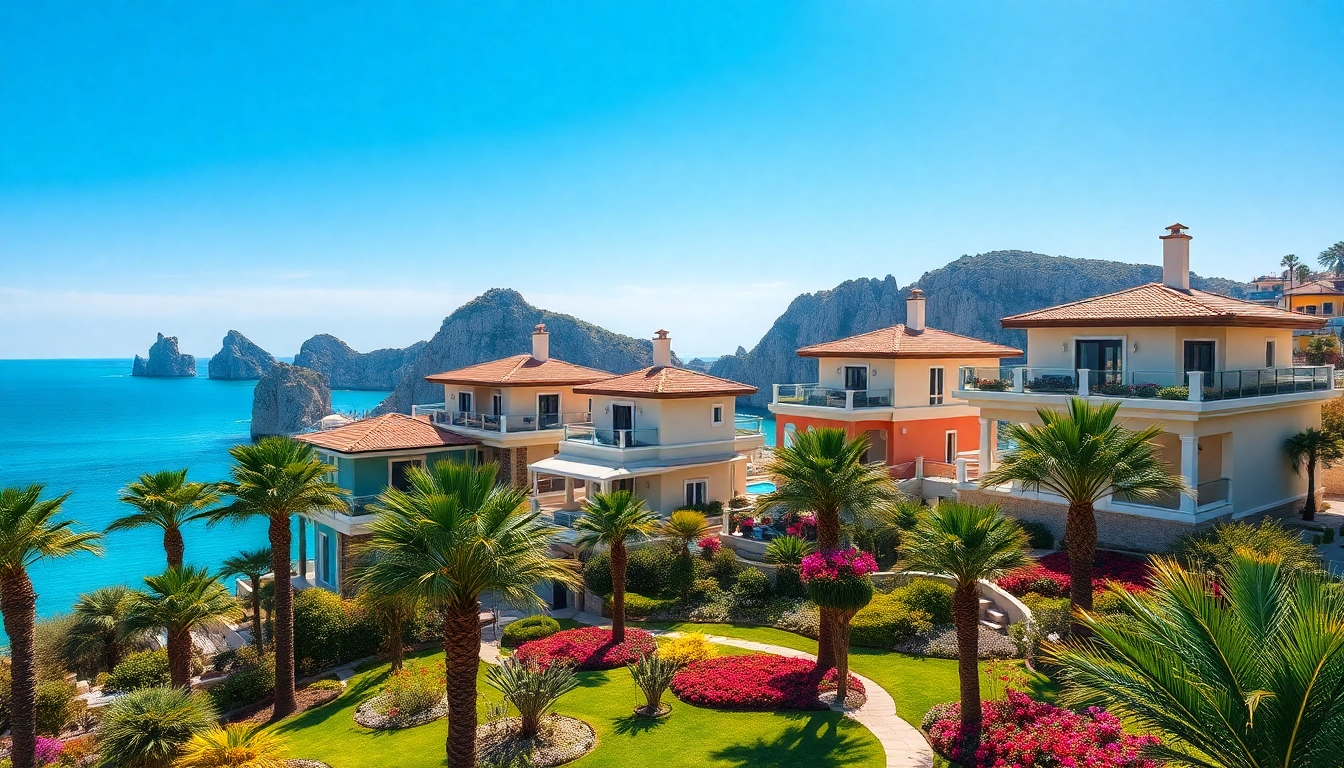 Discover stunning alanya turkey homes for sale featuring luxury villas and a breathtaking Mediterranean backdrop.
