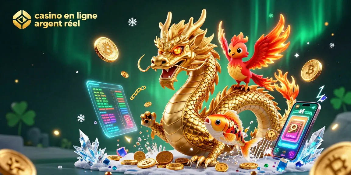 Jouer dans un casino en ligne argent réel avec des dragons et des pièces de monnaie scintillantes