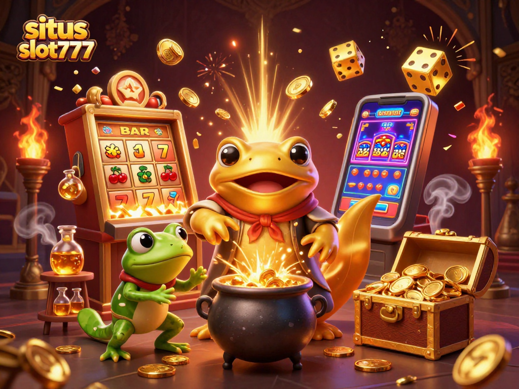 Experience big wins with situs slot777 featuring exciting slot action and vibrant casino elements.