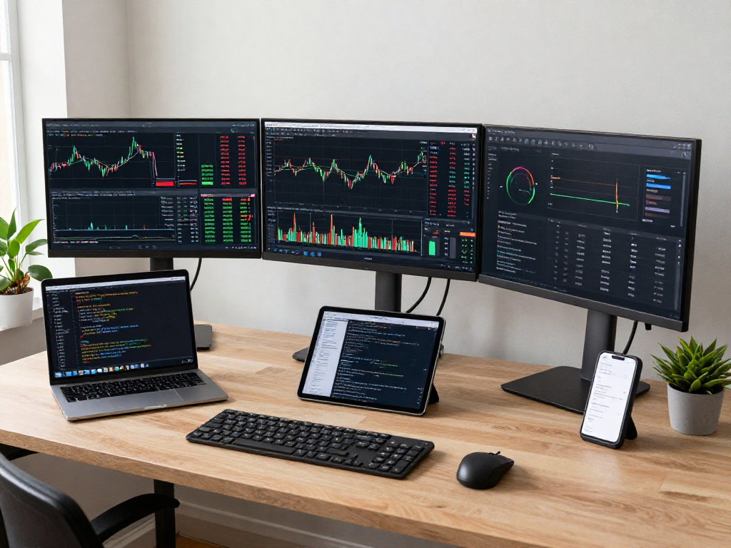 MetaTrader 5 官网的多资产交易平台，可视化图表分析与安全交易环境