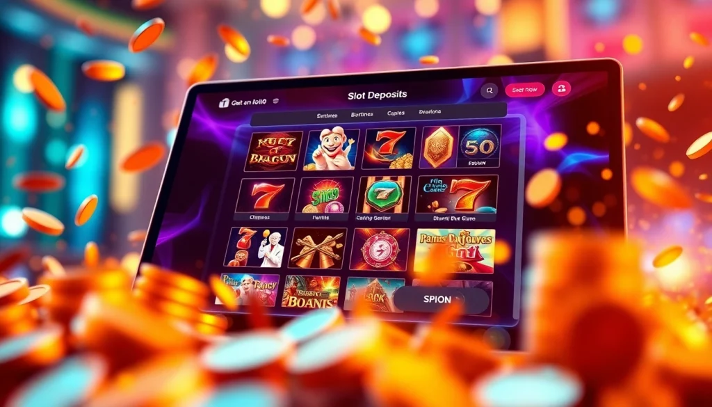 Menarik perhatian dengan slot deposit 1k di interface kasino online yang modern.
