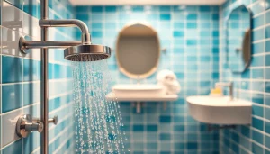 Enhance your bathroom with sunny shower USA installations featuring modern design and vibrant colors.