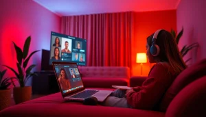 Immersive nsfw ai chat experience in a cozy virtual space.