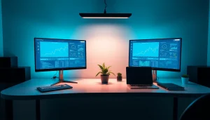 A workspace showcasing infosec tools and data analysis for cybersecurity professionals