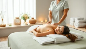 편안한 스파 환경에서의 하남마사지 세션.