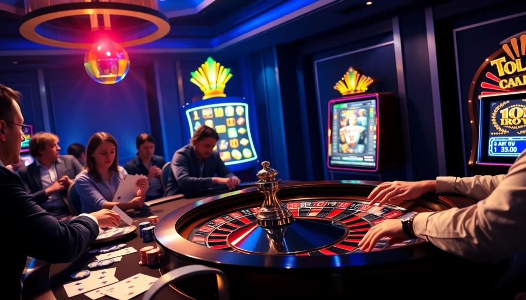 Vivez l'excitation du meilleur casino en ligne 2026 avec une action palpitante de poker et de roulette.