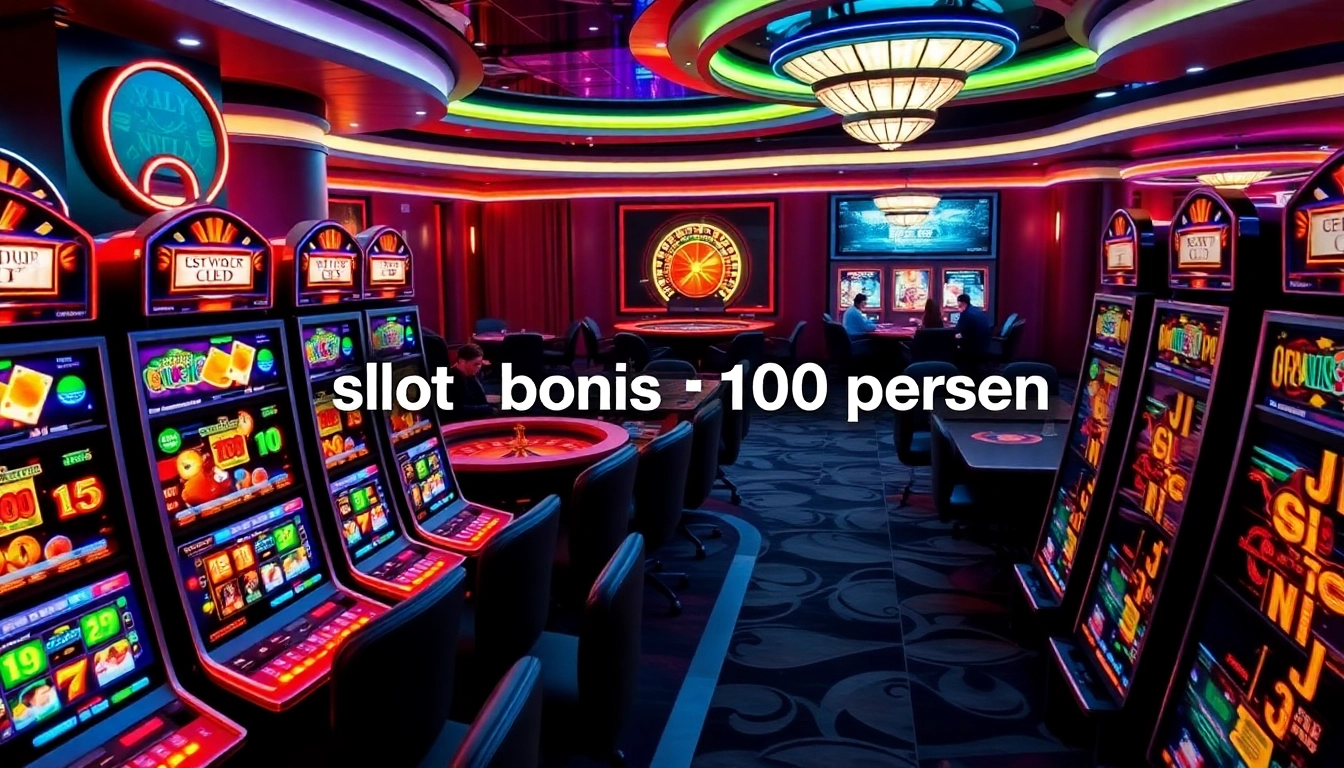 Wawasan Strategis tentang Slot Bonus 100 Persen untuk Peluang Lebih Baik di 2026