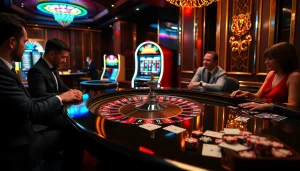 Vivez l'excitation du meilleur casino en ligne 2026 à une table de roulette luxueuse.
