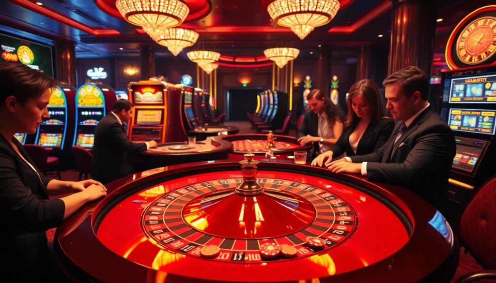 Vivez l'excitation au meilleur casino en ligne 2026 avec une table de roulette palpitante en action.